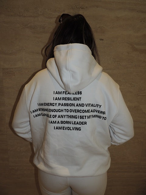 Fearless Hoodie - Dust (White)