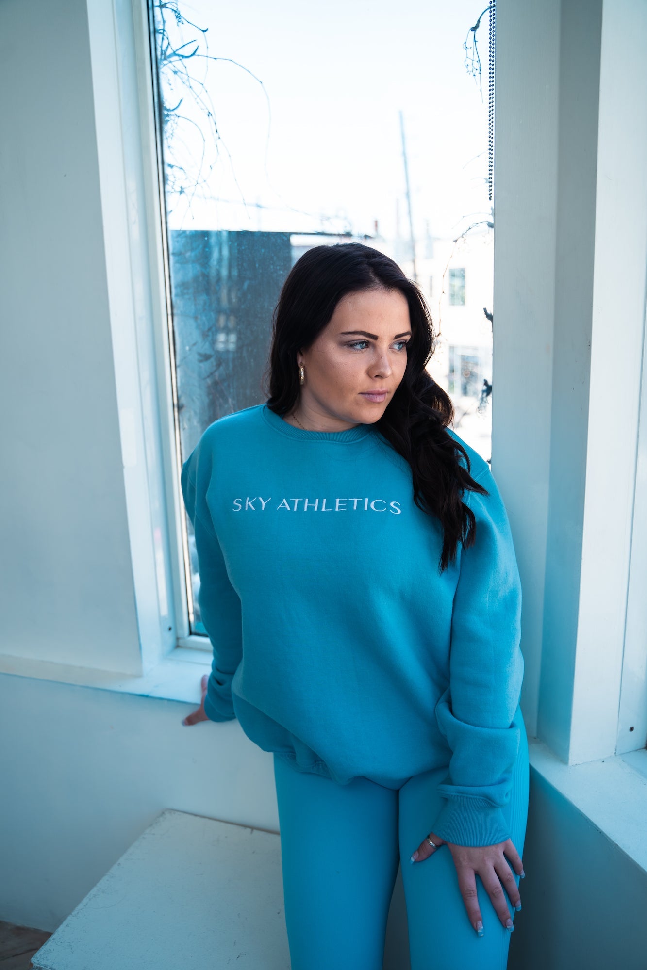 Elevation Crewneck - Sky (Blue)